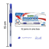 BAZIC Essence Blue Gel Pen w/ Cushion Grip (12/Box), pack of 12