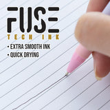 BAZIC Elara FUSE Tech Ink Retractable Pen (3/Pack), pack of 24