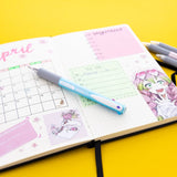 BAZIC Pearla 4-Fashion Color Pen w/ Cushion Grip, pack of 24