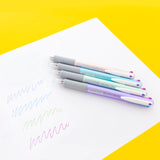 BAZIC Pearla 4-Fashion Color Pen w/ Cushion Grip, pack of 24