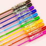 BAZIC Ballpoint Pen 10 Color Retractable Pens, 1.0 mm, (10/Pack), 24-Pack
