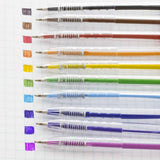 BAZIC Ballpoint Pen 10 Color Retractable Pens, 1.0 mm, (10/Pack), 24-Pack