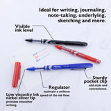 BAZIC Royal Assorted Color Rollerball Pen (3/Pack), pack of 24
