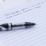 BAZIC Royal Black Rollerball Pen (3/Pack), pack of 24