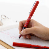 BAZIC Callum Red Jumbo Ink Tank Needle-Tip Rollerball Pen (2/Pack), pack of 24