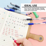 BAZIC Essence Asst. Color Gel Pen w/ Cushion Grip (6/Pack), pack of 24