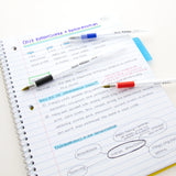 BAZIC Prima Assorted Color Stick Pen w/ Cushion Grip (8/Pack), pack of 24
