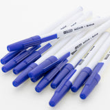 BAZIC Nova Blue Color Stick Pen (12/Pack), pack of 24