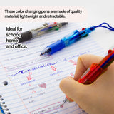 BAZIC 4-Color Neck Pen w/ Cushion Grip, pack of 24