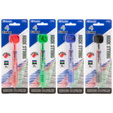 BAZIC 4-Color Neck Pen w/ Cushion Grip, pack of 24
