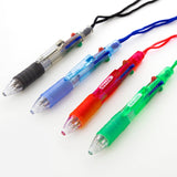 BAZIC 4-Color Neck Pen w/ Cushion Grip, pack of 24