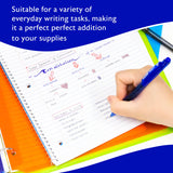BAZIC Ixion Assorted Color Retractable Pen (5/Pack), pack of 24