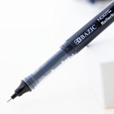 BAZIC Norte Black Needle-Tip Rollerball Pen (3/Pack), pack of 24