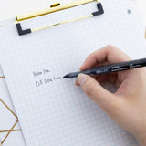 BAZIC Norte Black Needle-Tip Rollerball Pen (3/Pack), pack of 24