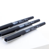 BAZIC Norte Black Needle-Tip Rollerball Pen (3/Pack), pack of 24