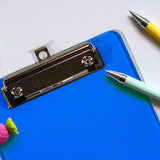 BAZIC Plastic Clipboard Memo Size 9" x 6" Low Profile Clip Board, 24-Pack