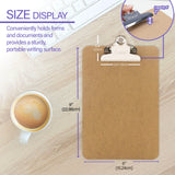 BAZIC Memo Size Hardboard Clipboard w/ Sturdy Spring Clip, pack of 24