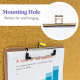 BAZIC Standard Size Hardboard Clipboard w/ Low Profile Clip, pack of 24