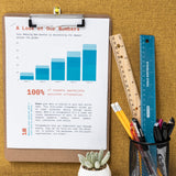 BAZIC Standard Size Hardboard Clipboard w/ Low Profile Clip, pack of 24