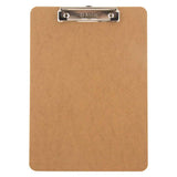 BAZIC Standard Size Hardboard Clipboard w/ Low Profile Clip, pack of 24