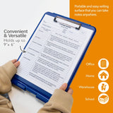 BAZIC Clipboard Storage Case, Plastic Briefcases Box, Letter Size, 12-Pack