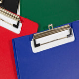BAZIC Clipboard PVC Clipboards, Low Profile Clip & Flip Cover, 24-Pack