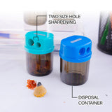 BAZIC Dual Blades Sharpener w/ Round Receptacle (2/Pack), pack of 24