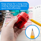 BAZIC Dual Blades Sharpener w/ Round Receptacle, pack of 24