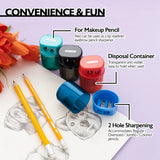 BAZIC Dual Blades Sharpener w/ Round Receptacle, pack of 24