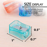 BAZIC Transparent Square Pencil Sharpener (12/pack), pack of 24