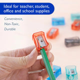 BAZIC Transparent Square Pencil Sharpener (12/pack), pack of 24