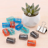 BAZIC Transparent Square Pencil Sharpener (12/pack), pack of 24