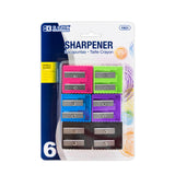 BAZIC Dual Blades Square Sharpener (6/Pack), pack of 24
