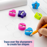 BAZIC Fun Shaped Pencil Sharpener (12/Pack), pack of 24