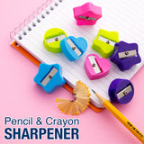 BAZIC Fun Shaped Pencil Sharpener (12/Pack), pack of 24
