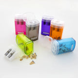 BAZIC Dual Blades Sharpener w/ Lid & Receptacle (BULK), pack of 24