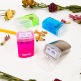 BAZIC Dual Blades Sharpener w/ Lid & Receptacle (BULK), pack of 24