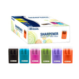 BAZIC Dual Blades Sharpener w/ Lid & Receptacle (BULK), pack of 24