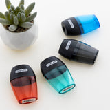 BAZIC Single Side Hole Sharpener w/ Receptacle (BULK), pack of 24