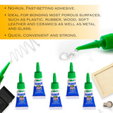 BAZIC 0.017 oz (0.5g) Super Glue Gel (5/Pack), pack of 24