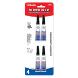 BAZIC 0.10 oz (3g) Super Glue (4/Pack), pack of 24