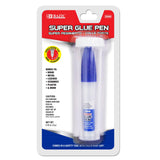 BAZIC 0.10 oz (3g) Super Glue Pen w/ Precision Tip Applicator, pack of 24