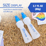BAZIC 2.7 FL OZ (80 mL) Stationery Clear Glue (2/Pack), pack of 24