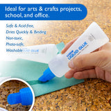 BAZIC 2.7 FL OZ (80 mL) Stationery Clear Glue (2/Pack), pack of 24