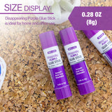 BAZIC 0.28 oz (8g) Washable Disappearing Purple Glue Stick (4/Pack), pack of 24