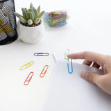 BAZIC No.1 Regular (33mm) Color Paper Clips (200/Pack), pack of 24