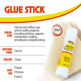 BAZIC 0.28 oz (8g) Glue Stick, pack of 30