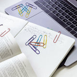BAZIC Jumbo (50mm) Color Paper Clips (100/Pack), pack of 24