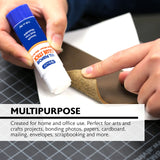 BAZIC Premium Glue Stick 8g, White Glue Sticks Acid Free (4/Pack), 24-Packs
