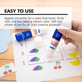 BAZIC Premium Glue Stick 8g, White Glue Sticks Acid Free (4/Pack), 24-Packs